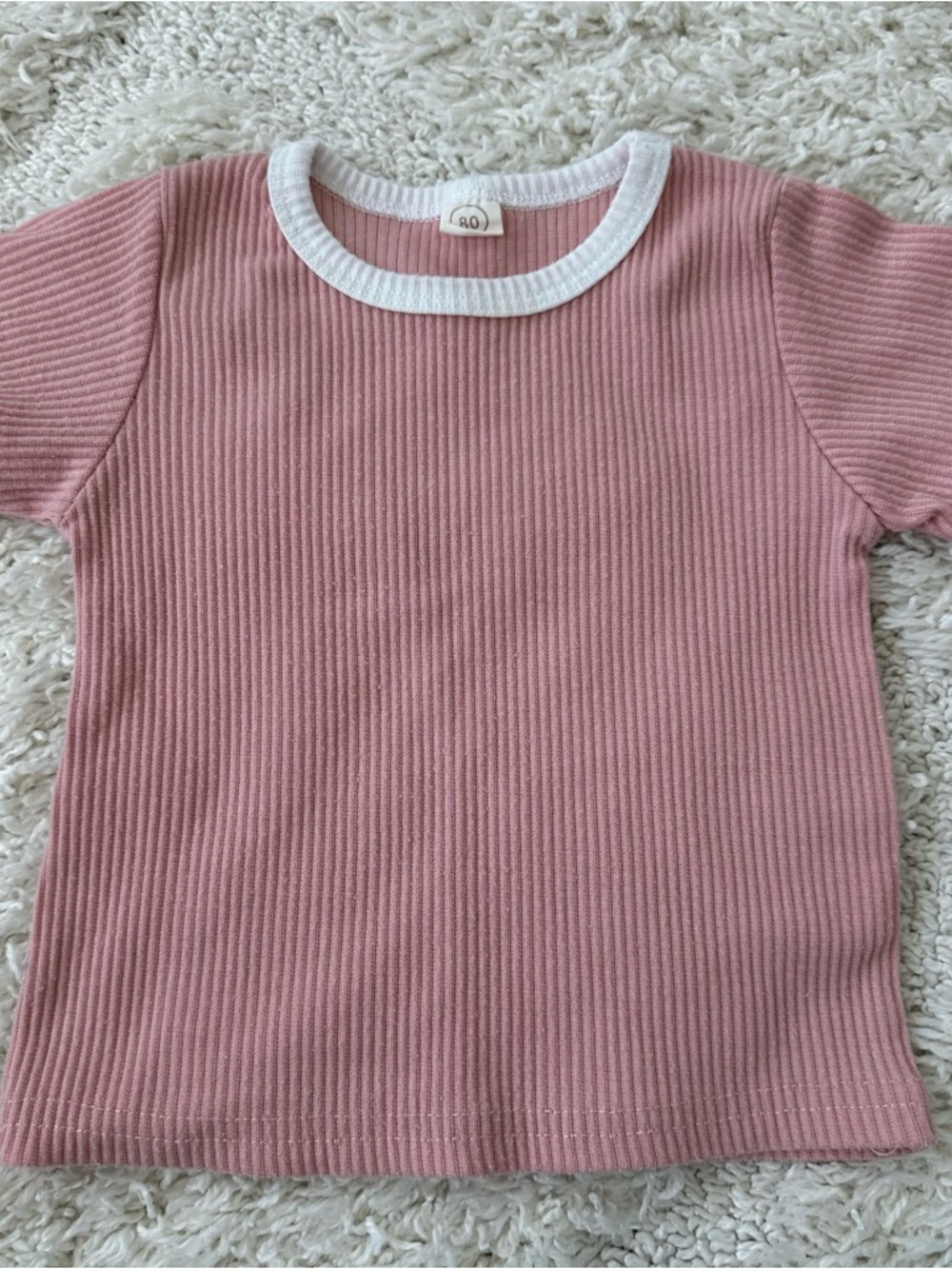 Pink Ribbed Baby Set - Picture 5 of 6